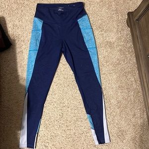 Blue leggings
